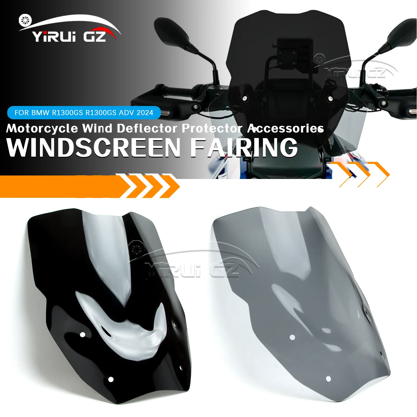 Motorcycle For BMW R1300GS R1300GS ADV 2024 Bubble Windshield Windscreen Fairing Wind Deflector Protector Accessories GS1300 ADV