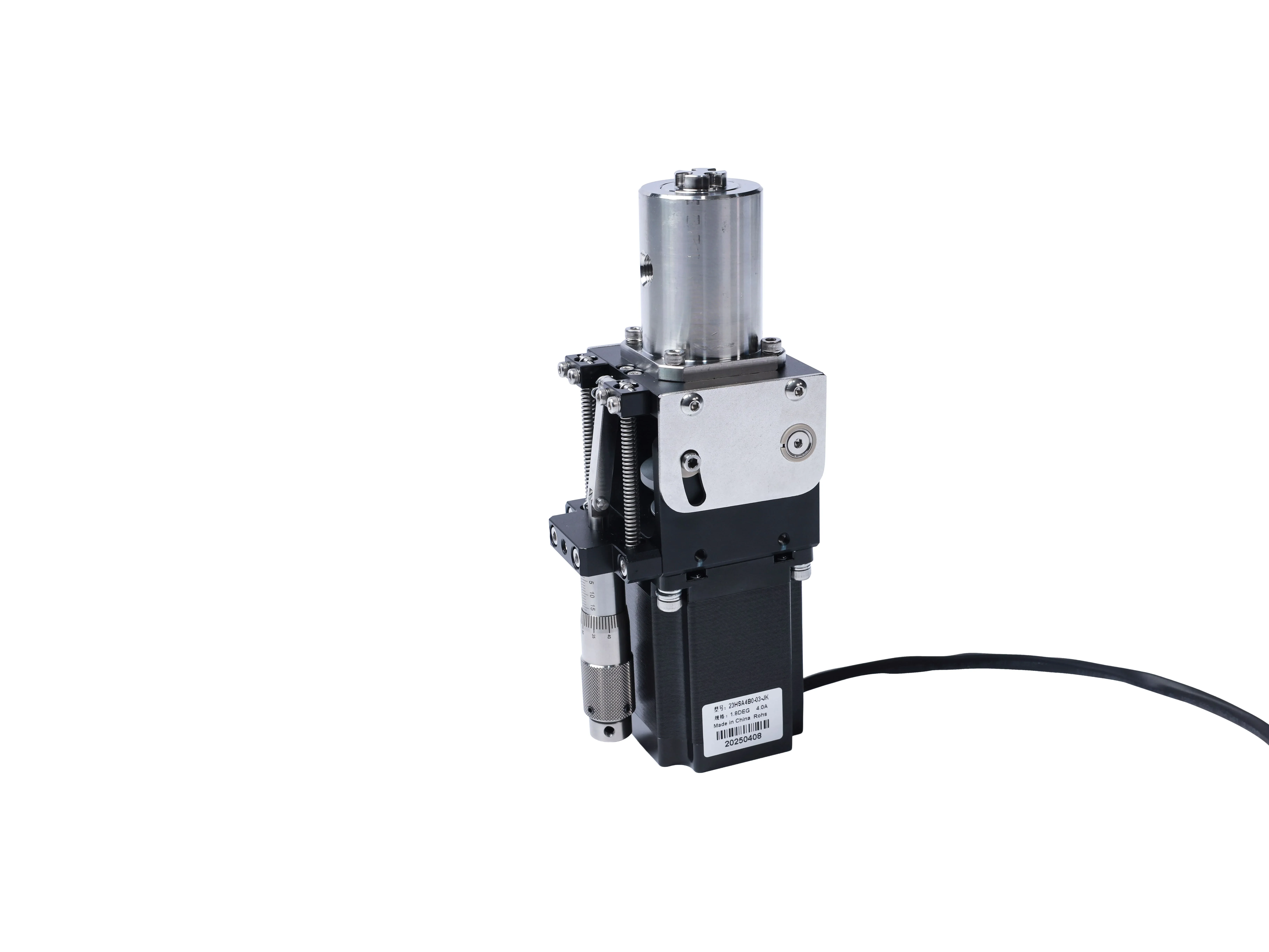 Miniature Ceramic Piston Metering Pump for Biological Reagent Plate Dispensing Lab Equipment