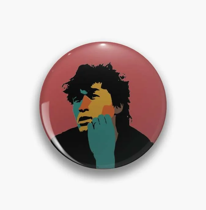 Viktor Tsoi pin singer Circular lapel badge women\'s anime metal brooch men\'s Friends backpack art clothing jewelry