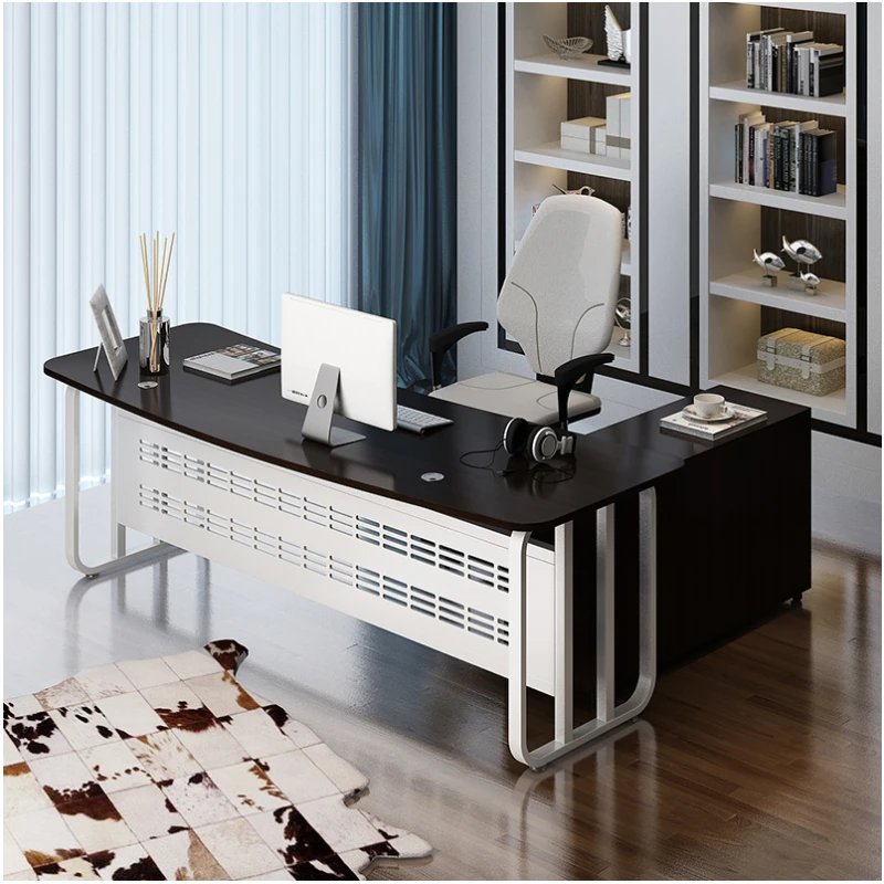 Boss desks and chairs, executive desks, simple and modern atmosphere, president's desk, supervisor's desk, office furniture