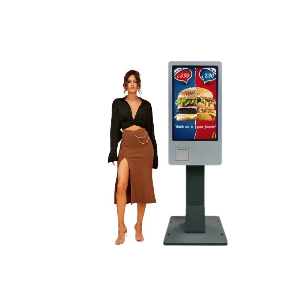 Karten-Zahlungsterminal-Maschinenkiosk für Restaurants, Lebensmittelgeschäft, Selbstbedienung, Bestellung von Kasse, Bargeld