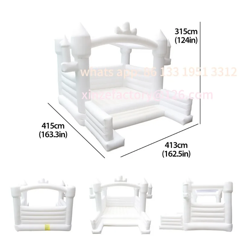 

New children's inflatable castle household small jumping bed indoor and outdoor trampoline naughty castle amusement equipment