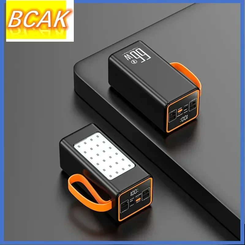 BCAK outdoor 500000mah 100000mah 200000mah 300000mah Upgraded Version Super power bank fast charge with LED Super Large Capacity