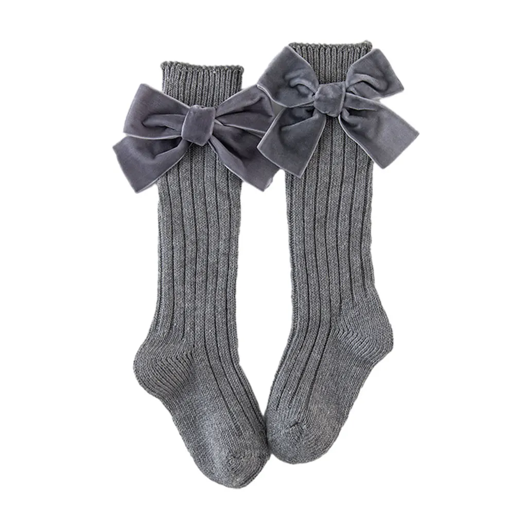 

Soft And Comfortable High Socks With Big Bow For Baby Girls Toddler Big Bow Knee Socks Skin Friendly