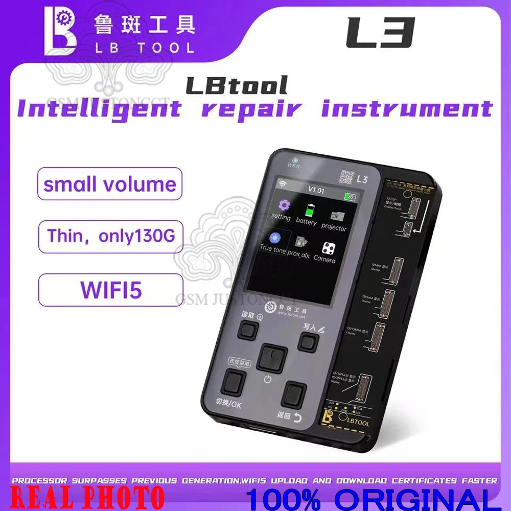 Luban L3 Dot Matrix Face LCD True Tone Photosensitive Original Color Fingerprint Battery Board For IPhone X 11 12 13 14 15ProMax