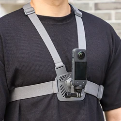For Gopro Chest Strap Holder Rotate Mount Belt 360° Rotation Harness Holder For DJI Pocket For Insta360 One R X Camera Accessory