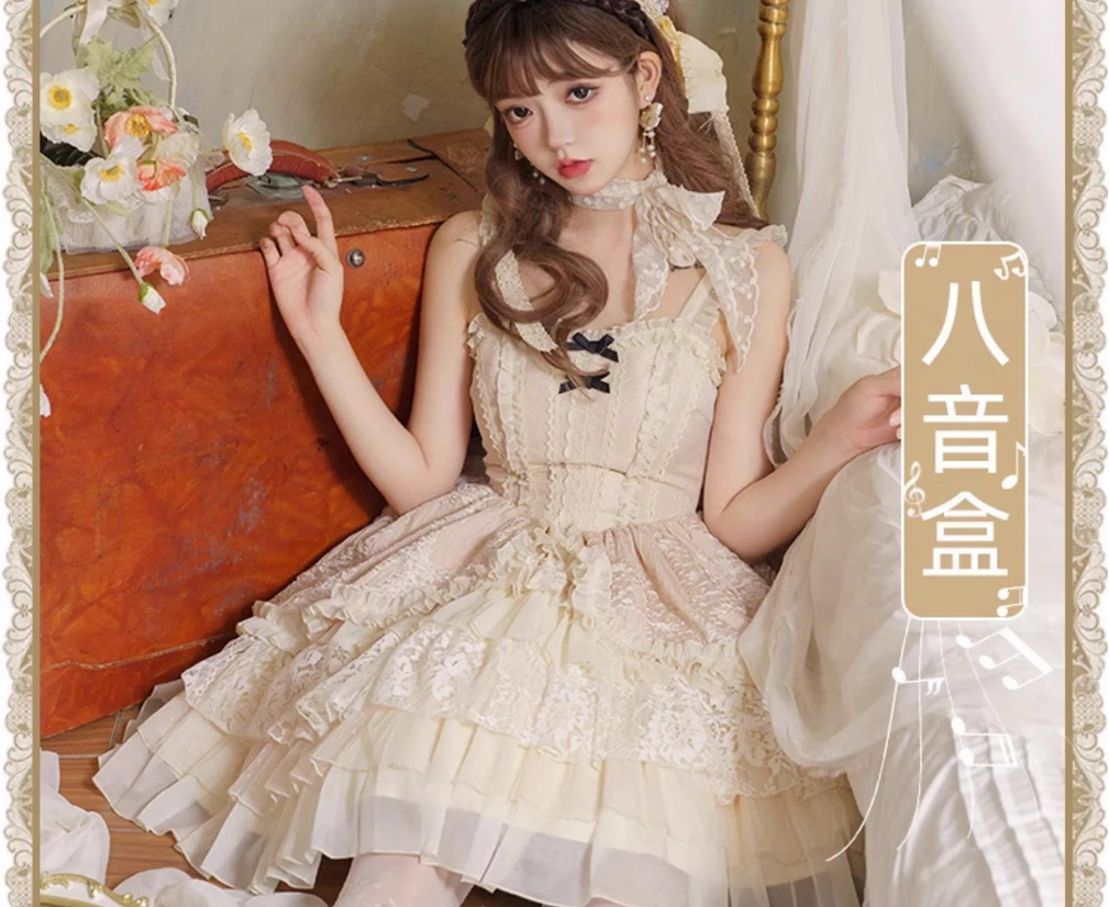 

Ladies elegant CLA ballet cake dress with multi-layered skirt Lolita dress
