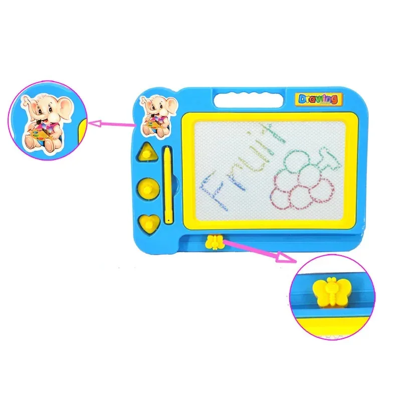 Kids Magnetic Drawing Board - Writing Pad & Color Graffiti Toy, Educational Doodle Art Set Best Gift for Children