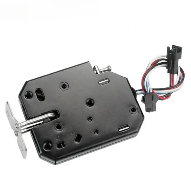 Small 12V 1.5A Electronic Lock Latch Release Assembly Electromagnetic Control Metal Safety Magnetic Lock Easy Install-Y41A