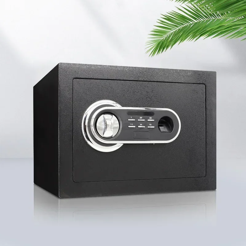 Office Commercial Anti-theft Small Fingerprint Safe Secure Fingerprint Unlocking Solid Steel Plate
