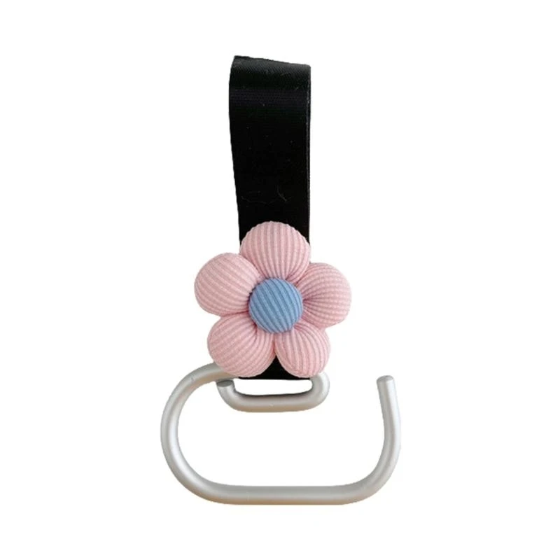 

Flower Pushchair Holder Baby Pram Hook Multifunctional Hanging Cart Storage Hanger Baby Accessories 4XBC