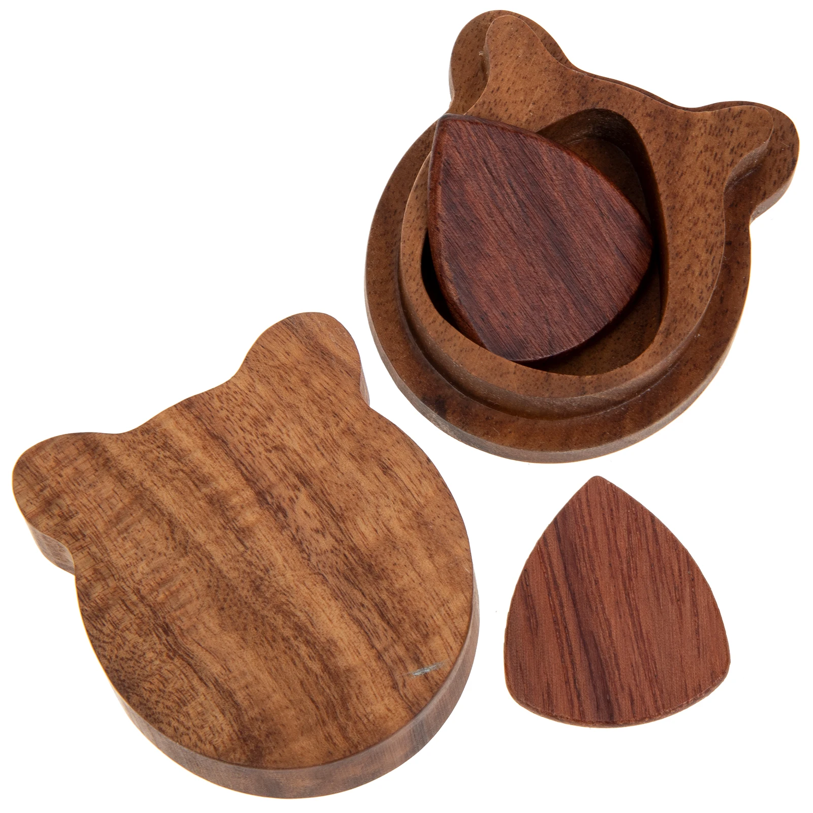 

Guitar Holder Stand Plectrum Storage The Circle Durable Practical Accessories Holders Wood Mini Cartoon Display