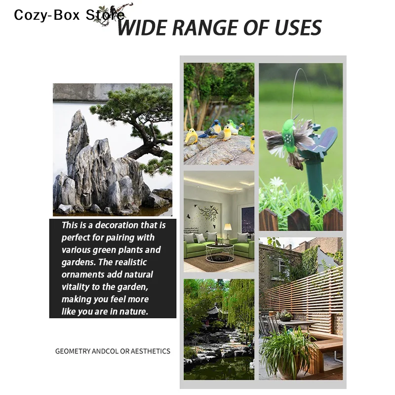 [ZY]Fake Foam Animal Simulation Birds Models Tit Cute Artificial Birds DIY Craft Home Garden Ornament Decoration[ZY]