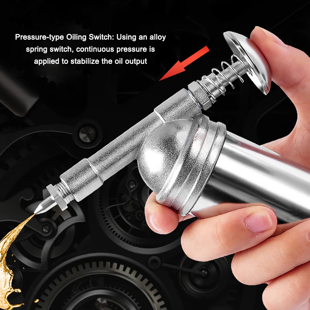 

80CC Mini Manual Grease Filling Machine Pressurized Grease Filler Auto Machinery Oil Excavator Maintenance Repairing Tool