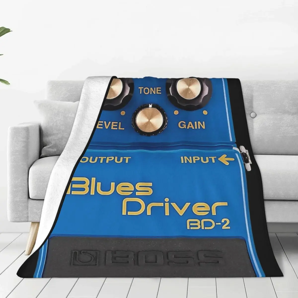 Boss Blues Driver BD-2 Overdrive Bluesbreaker Guitar Pedal Dirty Blankets Fleece Lightweight Throw Blanket For Home Bedroom