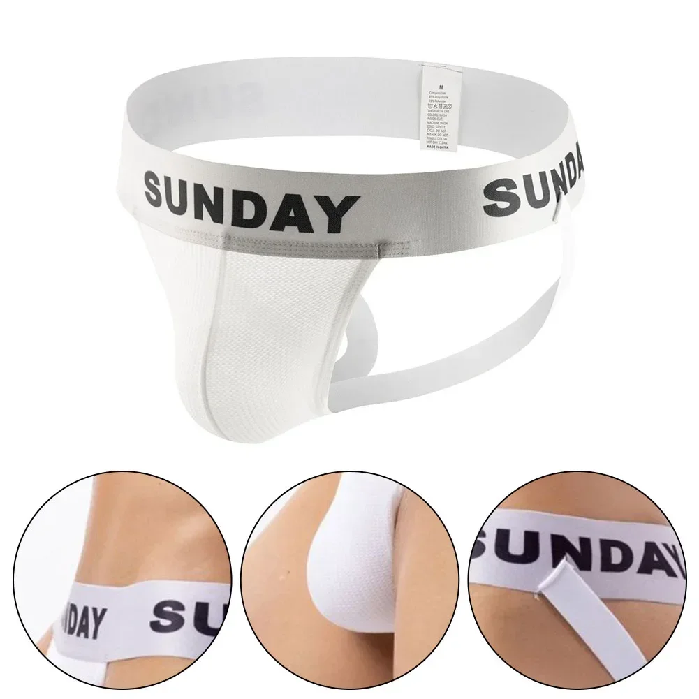 Uomini Sexy slip perizoma vita bassa intimo Jock Strap g-String Mesh Pouch mutandine sport traspirante Backless sospensorio String