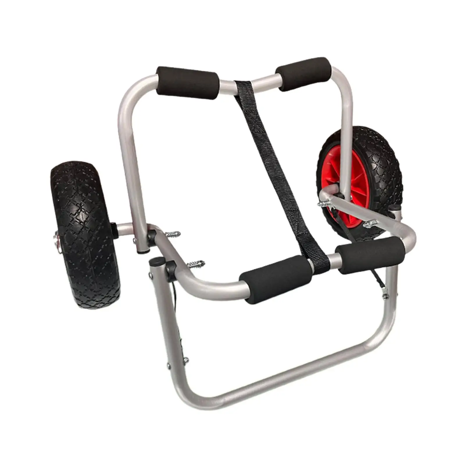 

Boat Kayak Canoe Cart Float Mats with Airless Tires Canoe Transport Cart