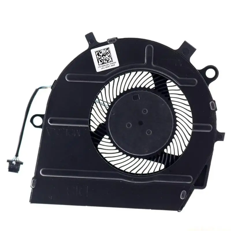 Internal Laptop Cooling Fan Replacement for 3510 3410 Series, Processor Service Part for Worn Fan Repair and Maintenance Use in