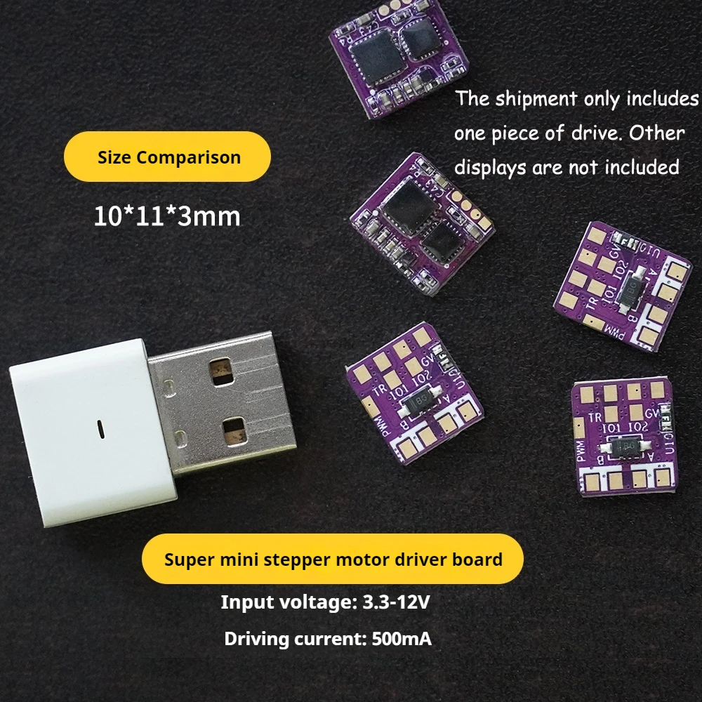 

1PCS Mini Stepper Motor Driver Electronic Speed Controller 3.3-12V Servo Motor Controller Drive and Control Integrated Module