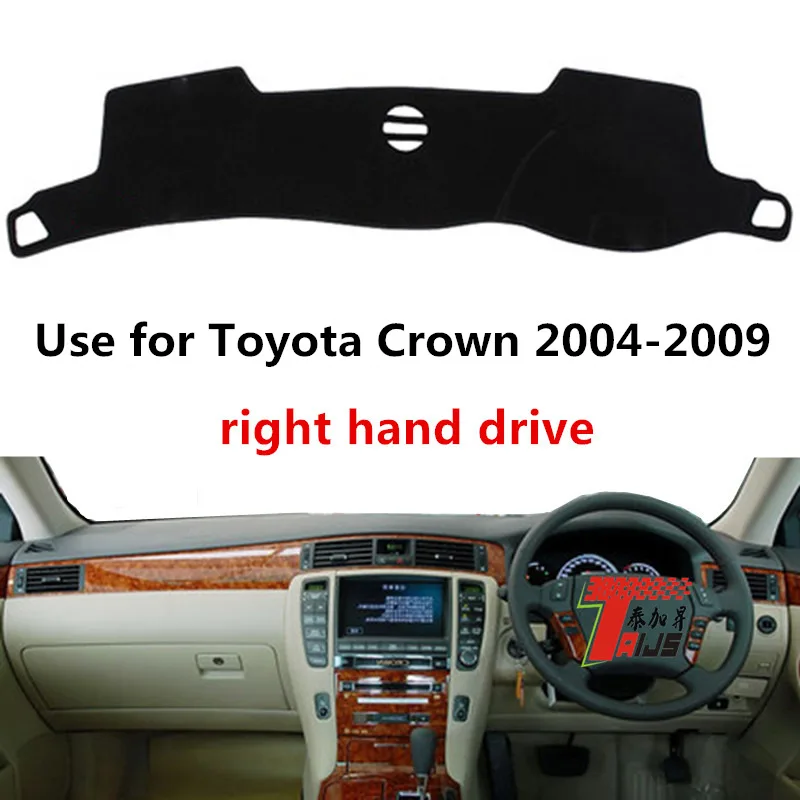 

TAIJS factory high quality anti-dirty Suede dashboard cover for Toyota Crown 2004-2009 Right-hand drive hot selling