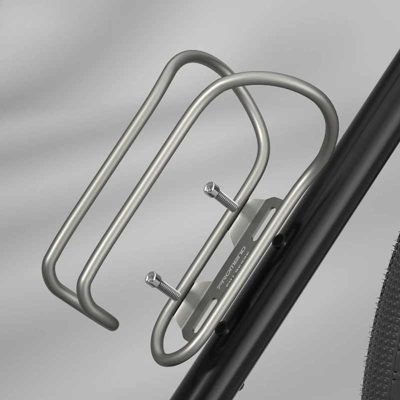 Titanium Alloy Integrated‑Forming Bottle Cage, Lightweight 25226 For Road Bicycle Water Bottle Holder Riding Accessories
