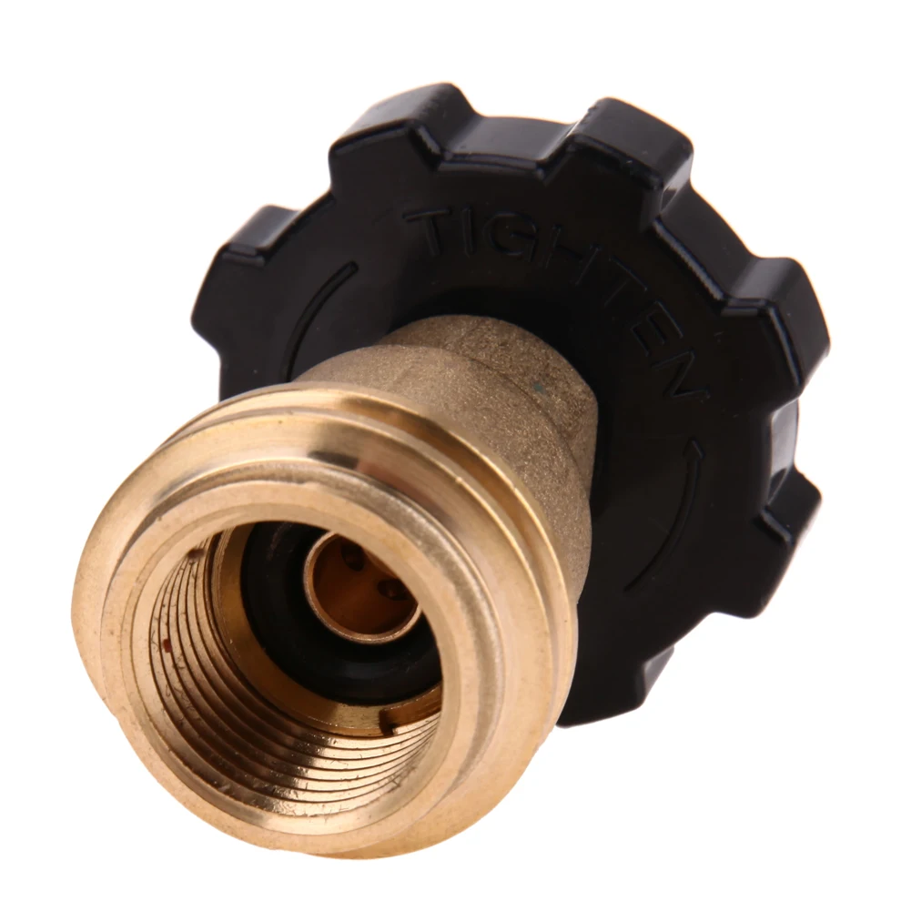 Universal Fit Gas Adapter Converts Safe Gas Bottle Connection Corrosion Resistant Gas Cylinder Converts for BBQ Gas Grill Heater