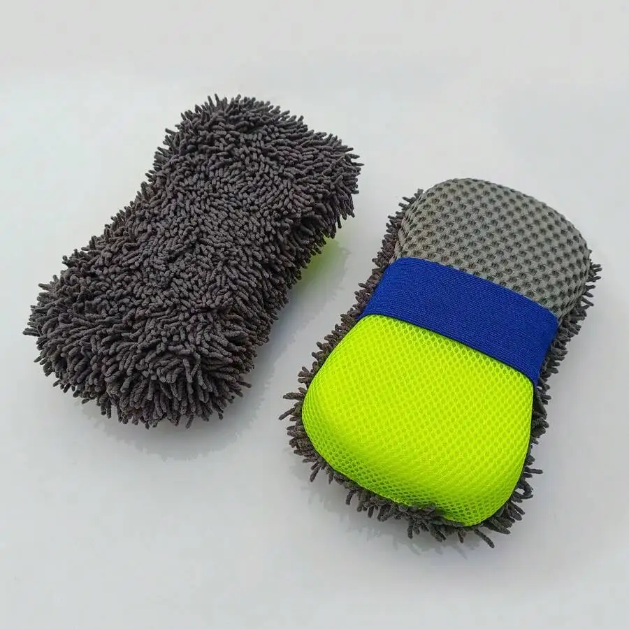 1PC 3-In-1 Cleaning Sponge For Cars, Thickened Car Wash Sponge, Car Cleaning Tool