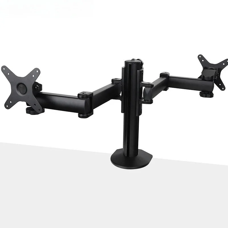 X56 dual computer display screen robotic arm can lift and lower rotating bracket with microphone holder
