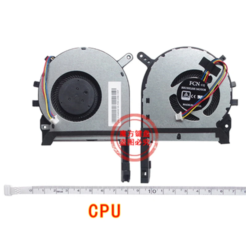 New Laptop CPU GPU Cooling Fan For Asus FX95D FX95G FX705G FX505 FX505D FX505DU