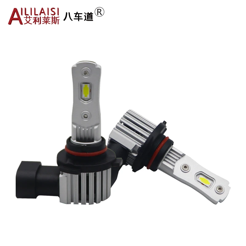 Factory New 9005 LED Headlight Bulb High-Low Beam Bi Projector Lens 4000K Universal for Motorcycle & Car 12V Moto Retrofit Auto