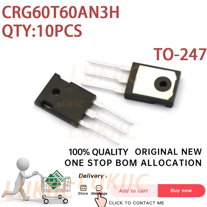 (10PCS) 100% New CRG60T60AN3H G60T60AN3H Replace BT60T60