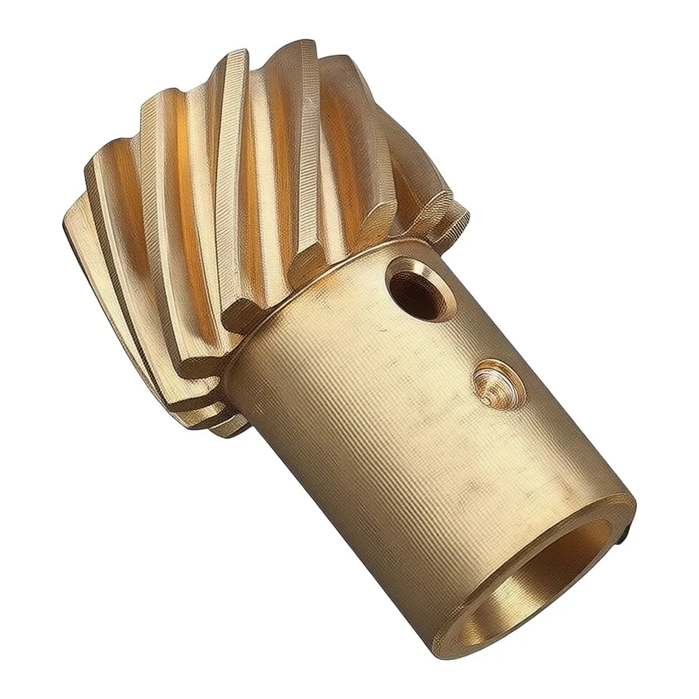 0.500 in Brass Distributor Gear for HEI Distributors Direct Replacement for Fit for Chevy For SBC 262 305 350 454 Engine Series