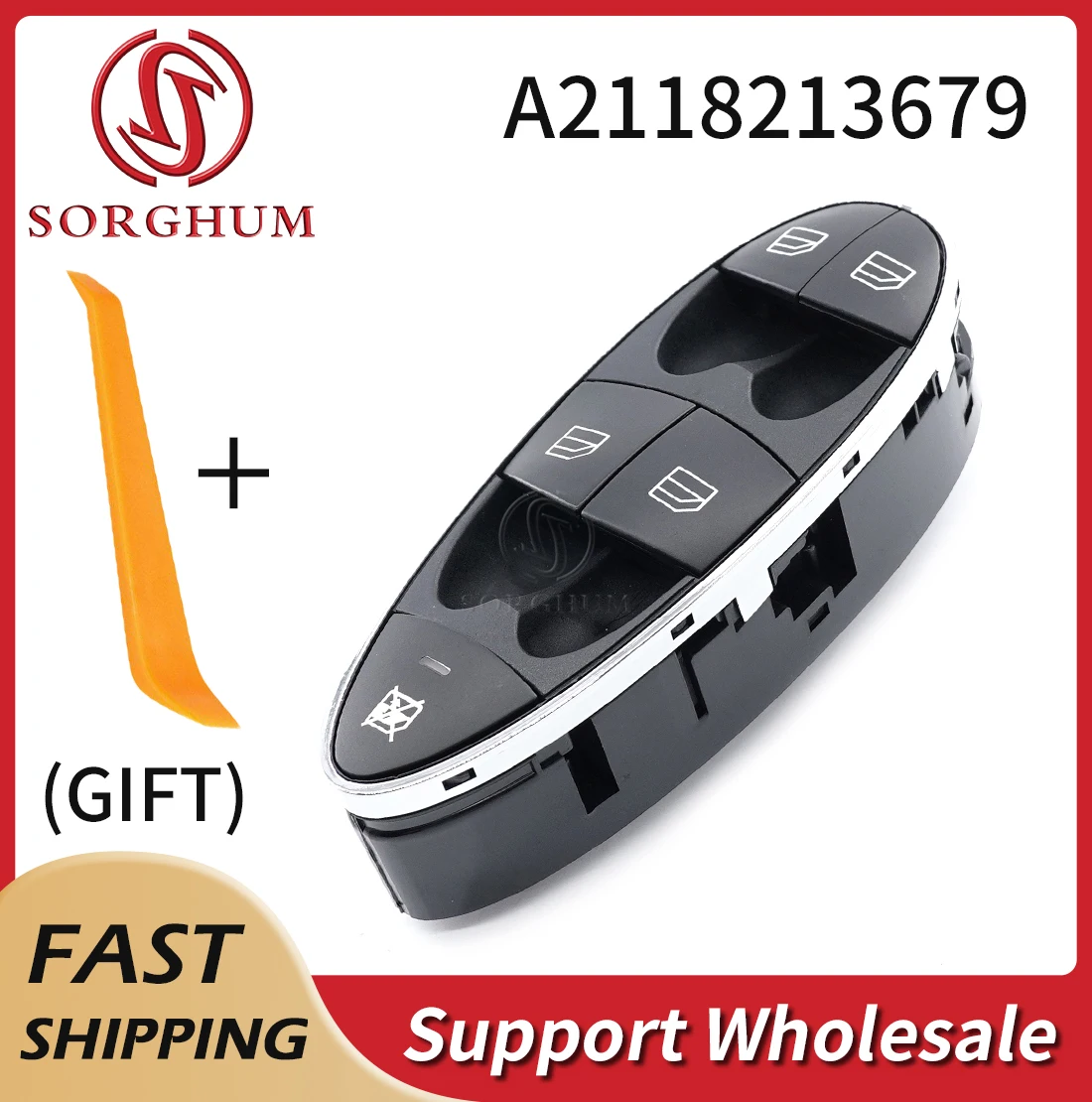 Sorghum A2118213679 Car Master Power Lifter Window For Mercedes Benz W219 CL CLS 500 E280 E350 W211 E320 E500 E63AMG A2118219951