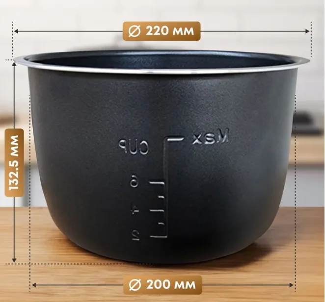 Obrázek 3: A miska pro multicooker redmond 4 l univerzální