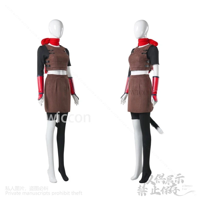 أزياء أنيمي لذيذة في الزنزانة إيزومي هيتومي التأثيرية فستان موحد بدلة مثيرة باروكات ذيل فروي لحفلات الهالوين حسب الطلب