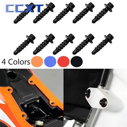 10Pcs CNC Body Screws Fairing Tapping Screw Bolts Kit For KTM SX SXF XC XCF EXC EXCF XCW TPI Six Days 125CC-530cc 2004-2022