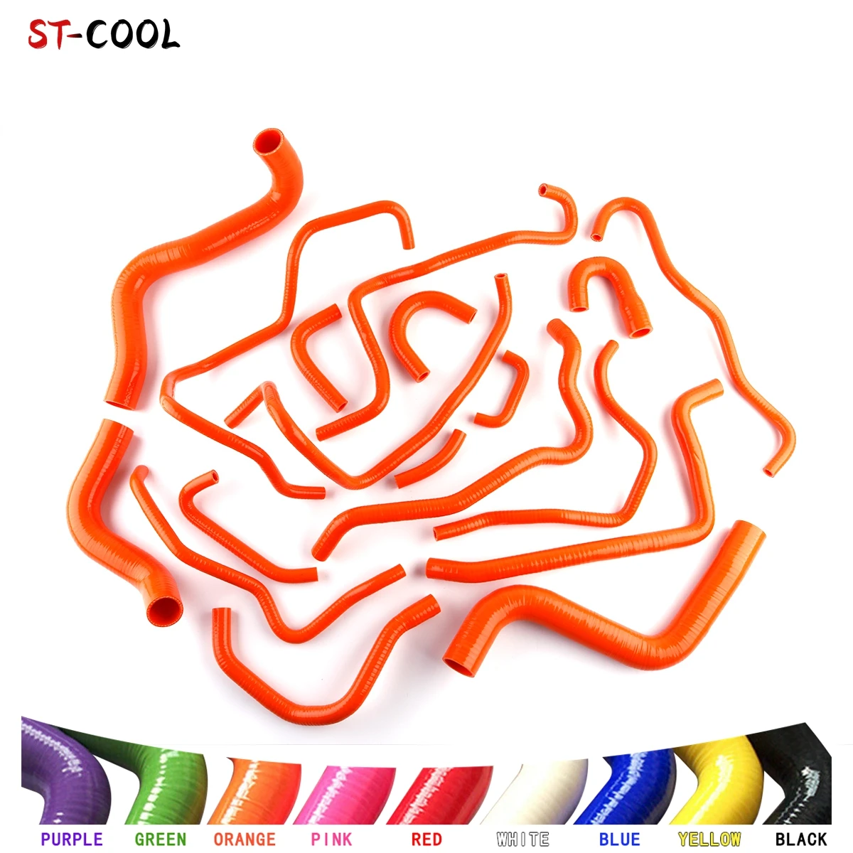 For Mazda RX8 RX-8 SE3P 13B MSP SE3P For RHD Radiator Heater Coolant Silicone Hoses Kit Tubes Piping 18Pcs 10 Colors