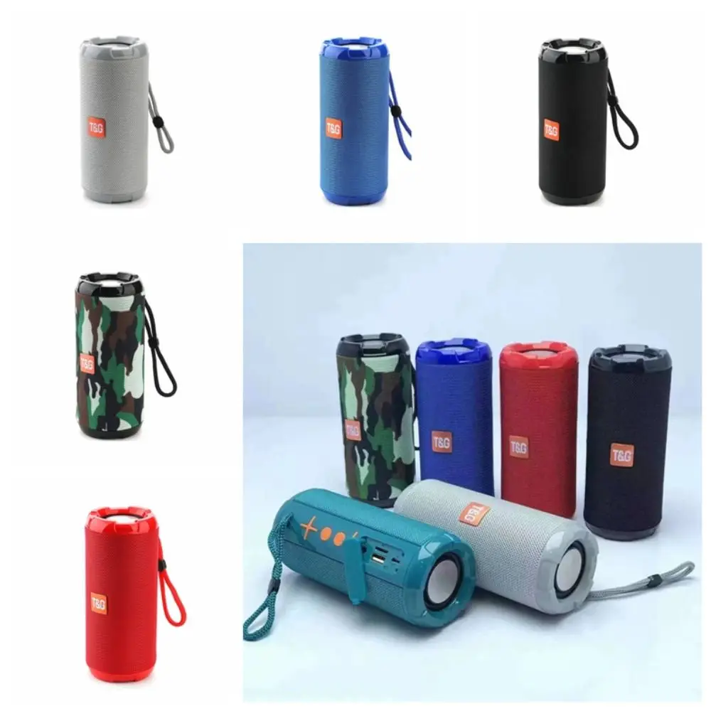 Аудиоплеер T & G музыкальные вибрационные колонки беспроводные TG621 T & G уличный громкий сабвуфер стерео сабвуфер Портативный двойной динамик T & G
