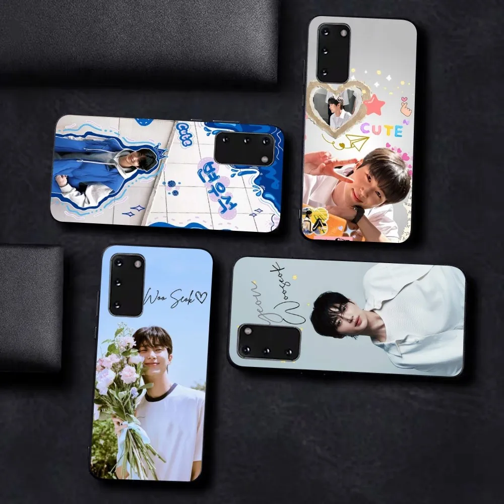 B-Byeon W-Woo Seok Phone Case For Samsung S 9 10 20 21 22 23 30 23 24 Plus Lite Ultra FE S10lite Fundas