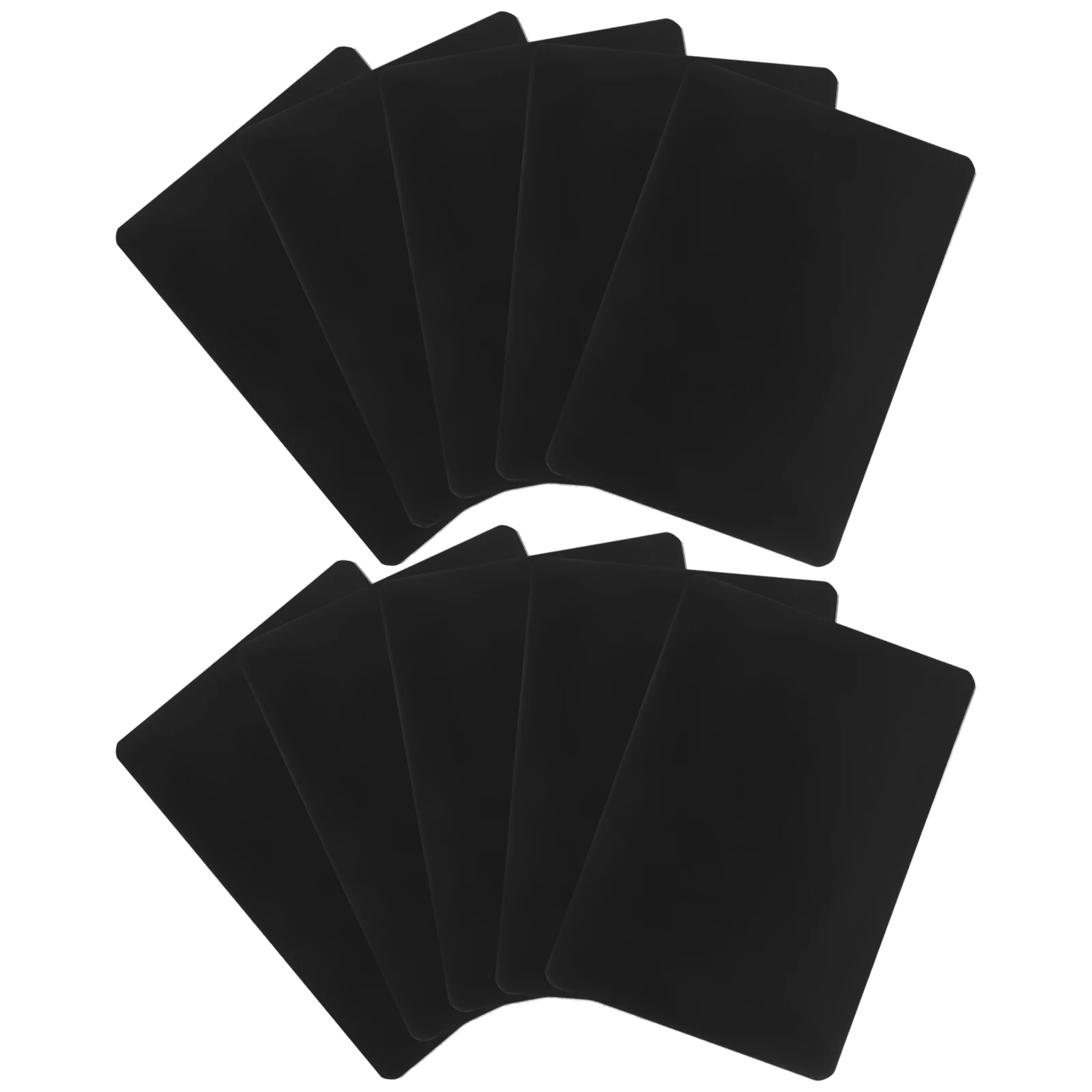 

12 Black Price Tags ABS Non-slip Reusable Supermarkets Shops Display Signs Chalkboards Display Signs Writing Tag