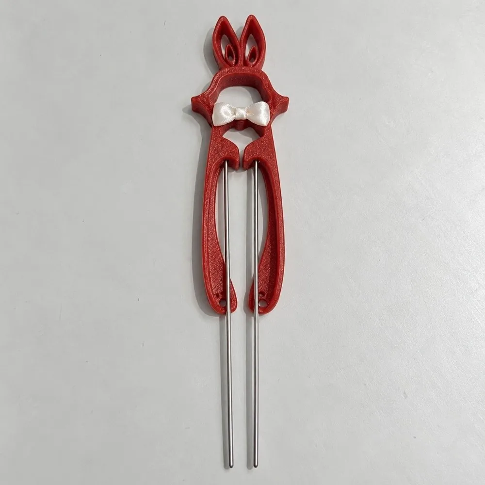 2.6mm Beans Fuse Bead Pen Double Needle Easy Pick-Up Fuse Bead Tools Delicate Cute Bead Placement Pen Kids