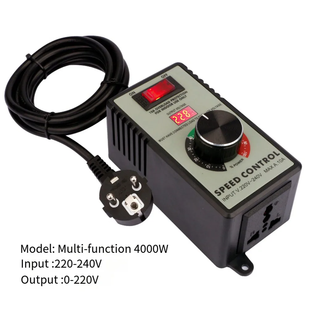 

AC Motor Speed Controller Angle Grinder Speed Regulator For Industrial Use Maximum Current 15A Overload Protection