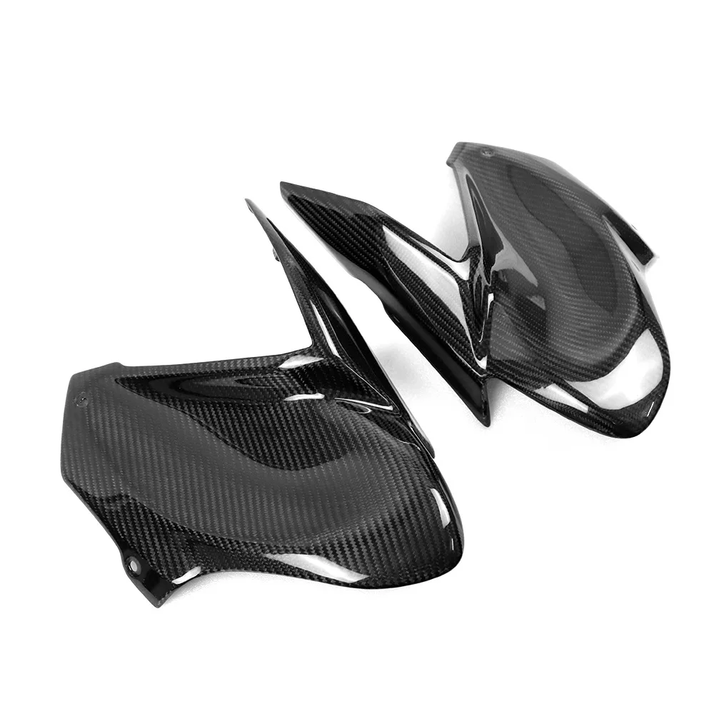 Suitable for Kawasaki Z900 motorcycle modified carbon fiber fuel tank front side panel cover shell accessories