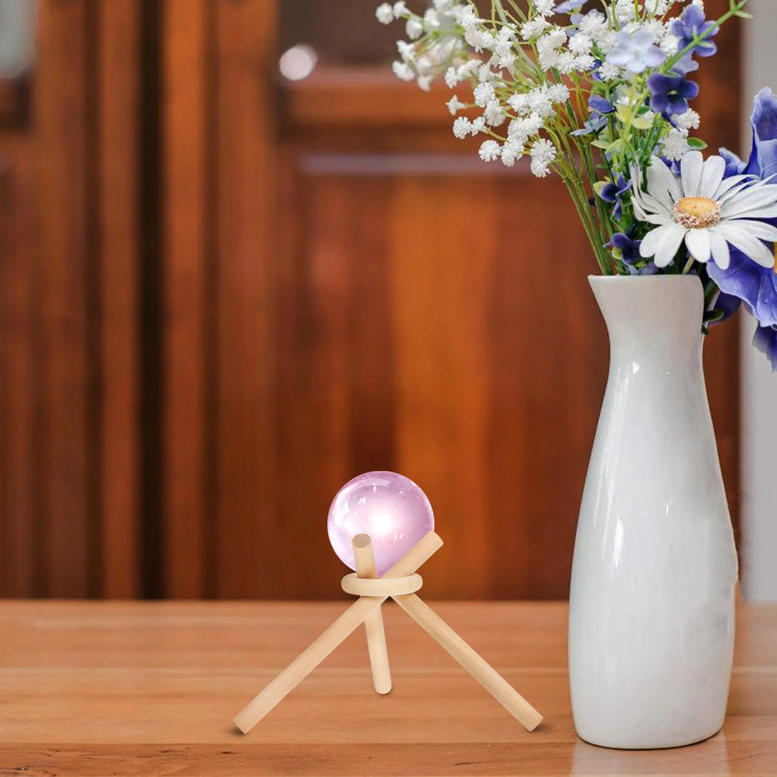 Makeup Puff Drying Holder Wooden Makeup Sponge Stand Beauty Sponge Storage Rack Puff Organizer Beauty Storage Rack