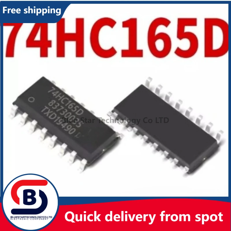 Free Shipping 100pcs/lots 74HC165D 74HC165 SOP-16 New original  IC In stock!
