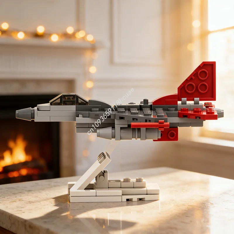 100pcs MOC USAF General Dynamics QF Target Drone Creator Designer Sets Model Christmas Gifts Toy Building Blocks Construction