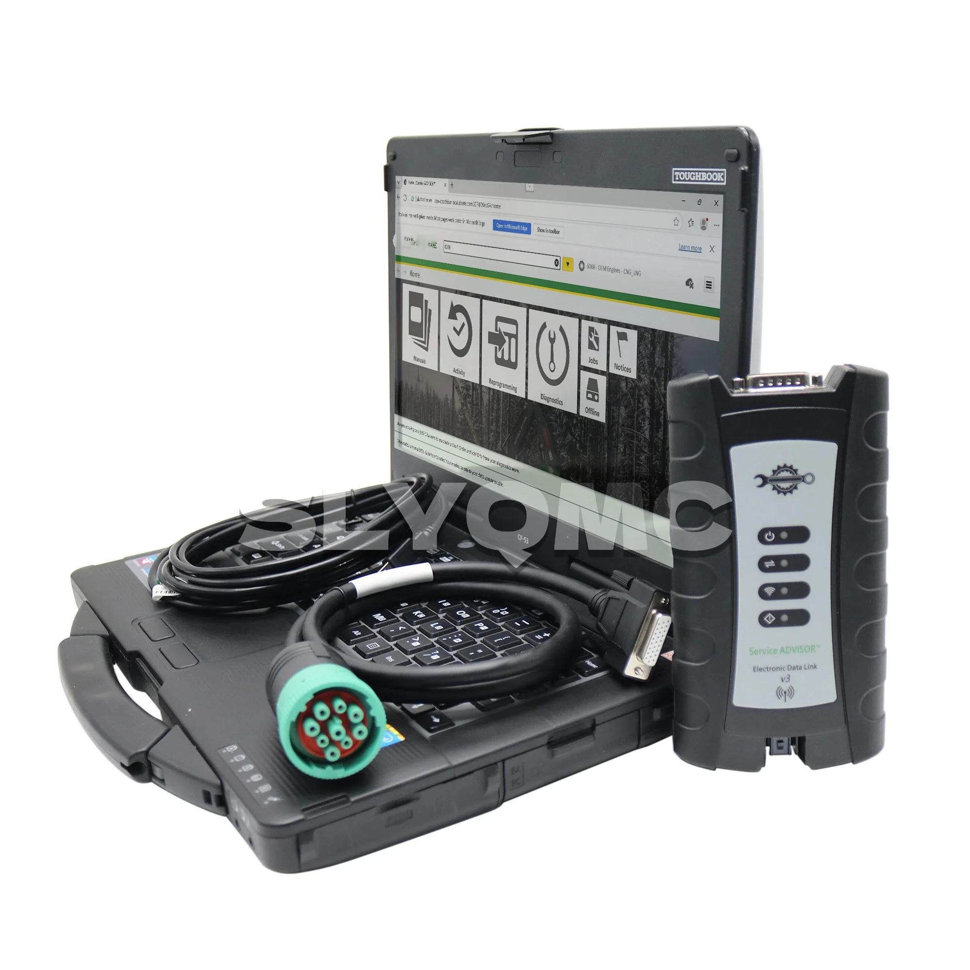 For John Deere Service Advisor EDL V3 Machine Interface Diagnostic Tool Kit