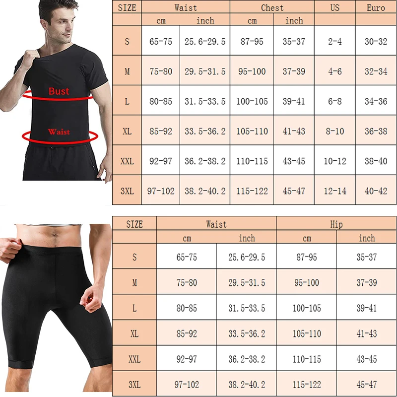 Aiithuug Men\'s Sauna Heat Trapping Shirt Sauna Sweat Top Short Sleeve Sauna Suit Workout Sauna Compression Waist Trainer Shirt