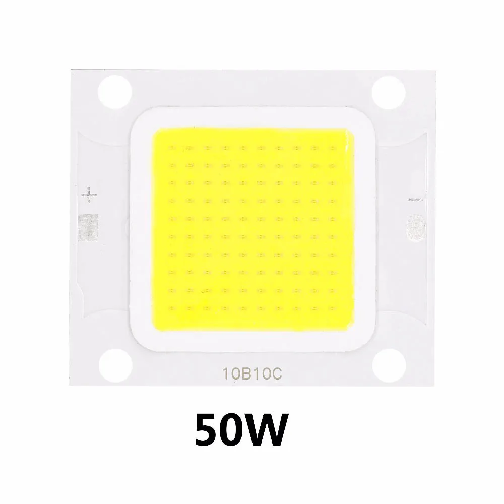 LED COB Chip 100W 70W 50W 30W 20W 10W Lampa o wysokiej jasności Wejście 30-34V Dla majsterkowiczów Reflektor zewnętrzny Reflektor zimny biały