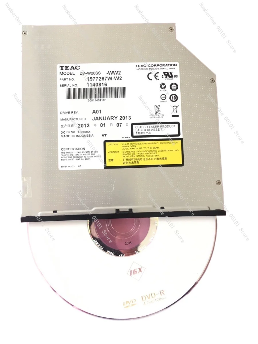The new DV-W28SS 12.7MM absorbent optical drive DVD burning all-in-one laptop